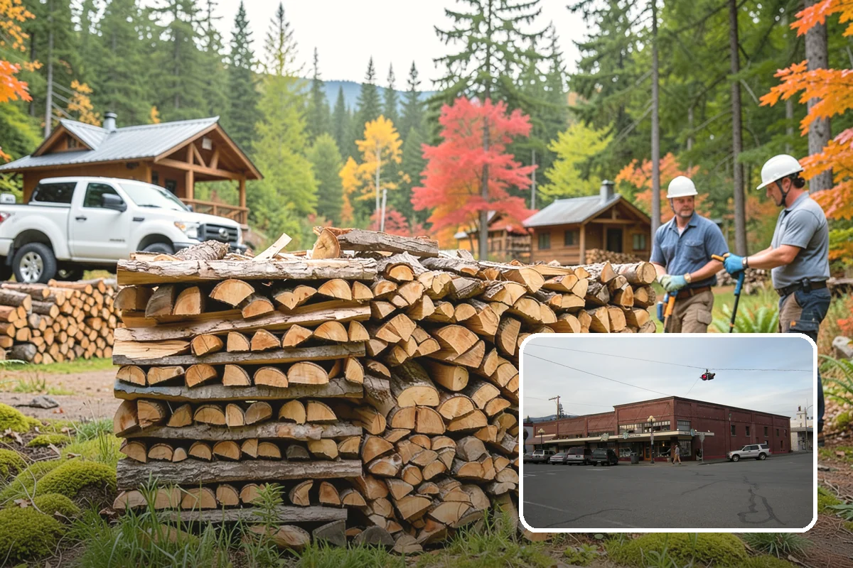 Hotel Firewood in Sedro-Woolley, Skagit County, WA - Dry wood that keeps lobby and patio fires inviting