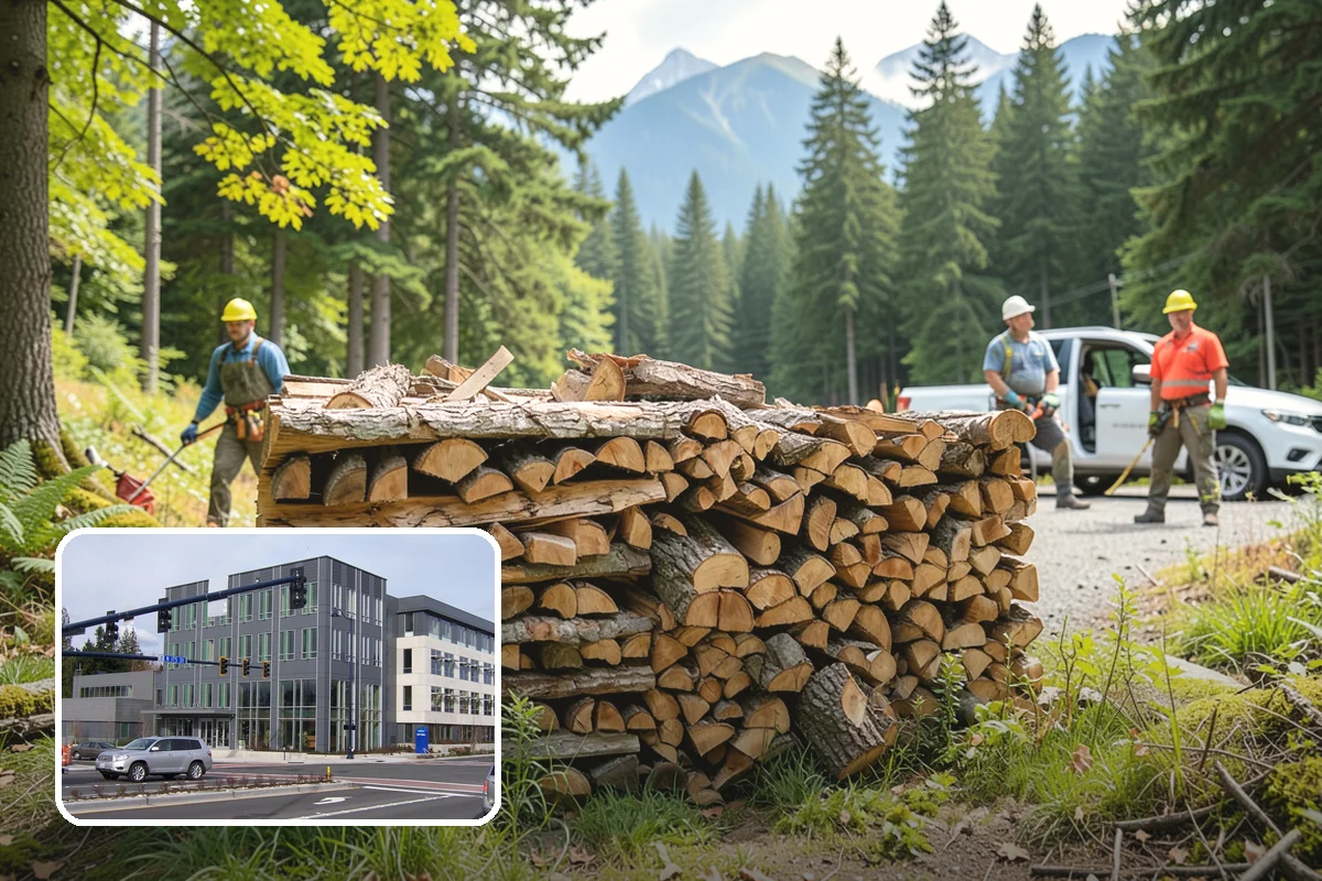 Hotel Firewood in Shoreline, King County, WA - Dry wood that keeps lobby and patio fires inviting