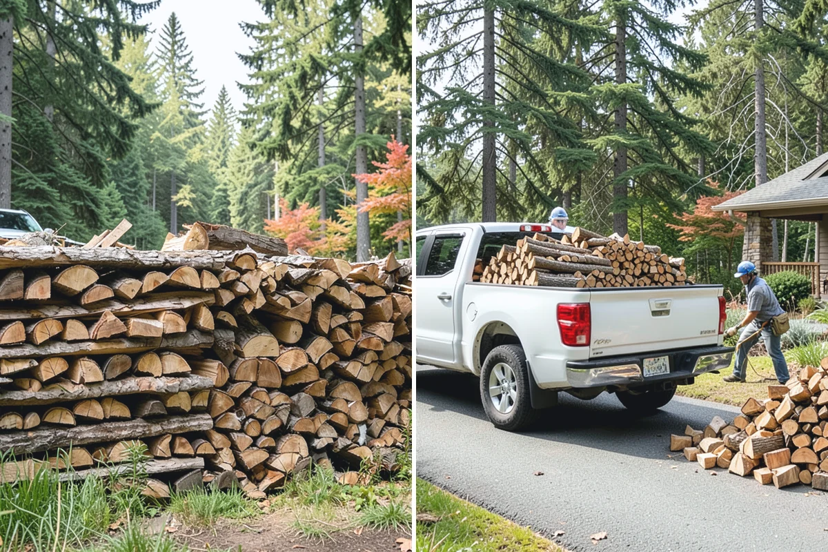 Hotel Firewood in Skykomish, King County, WA - Identify each fireplace and fire feature on-site