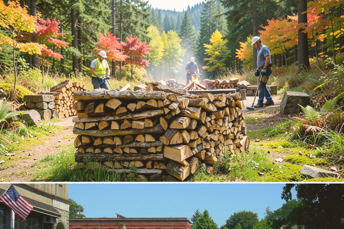 Hotel Firewood in Snohomish, Snohomish County, WA - Boost supply for the fall and winter months when lobby and patio fires run daily.