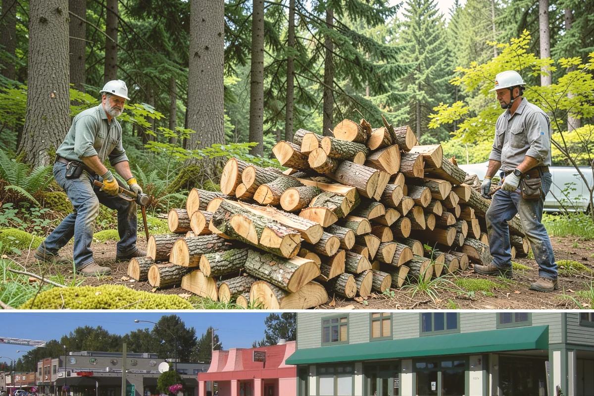 Hotel Firewood in Snoqualmie, King County, WA - Boost supply for the fall and winter months when lobby and patio fires run daily.