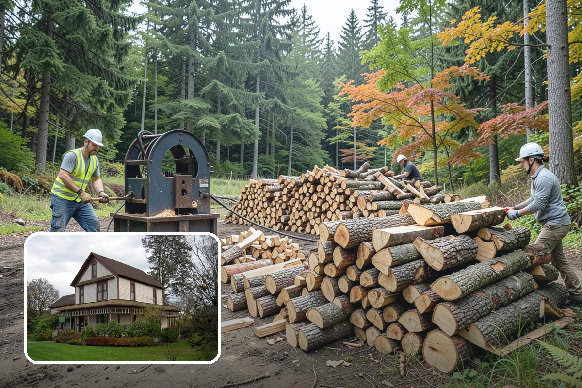 Hotel Firewood in Sumner, Pierce County, WA - Dry wood that keeps lobby and patio fires inviting