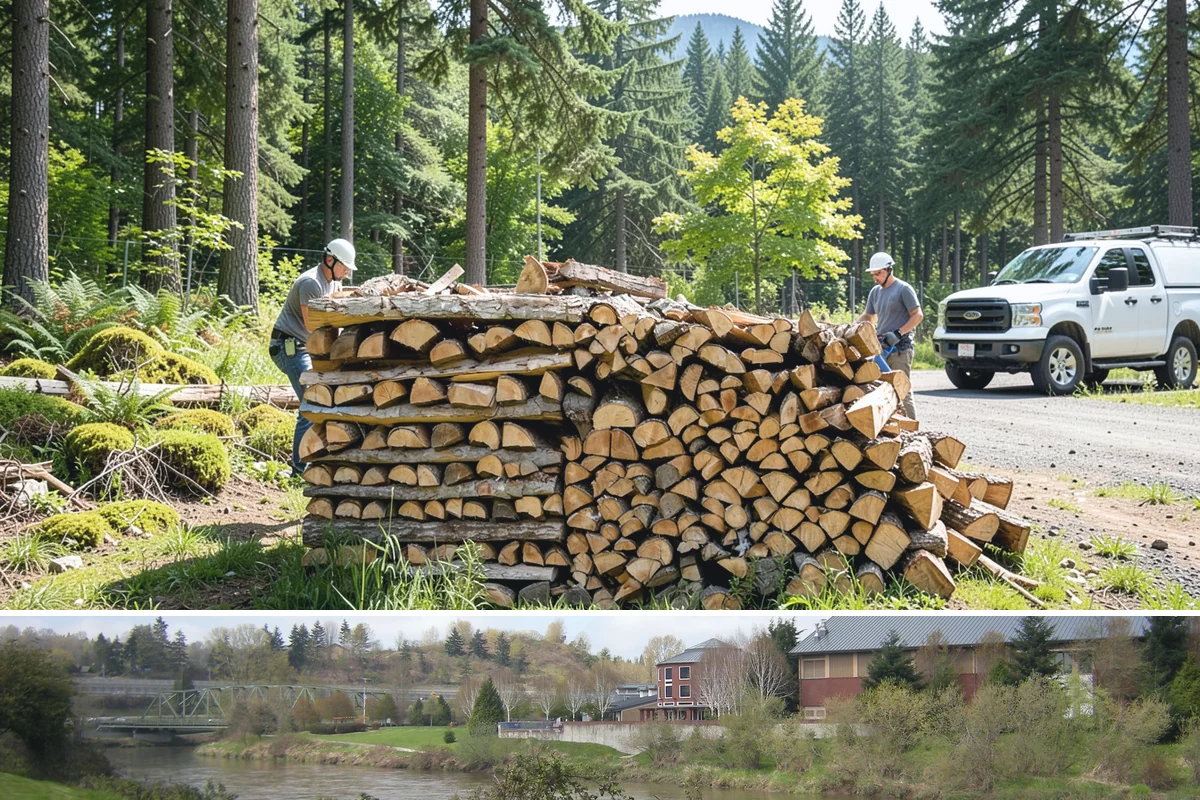 Hotel Firewood in Tukwila, King County, WA - Boost supply for the fall and winter months when lobby and patio fires run daily.