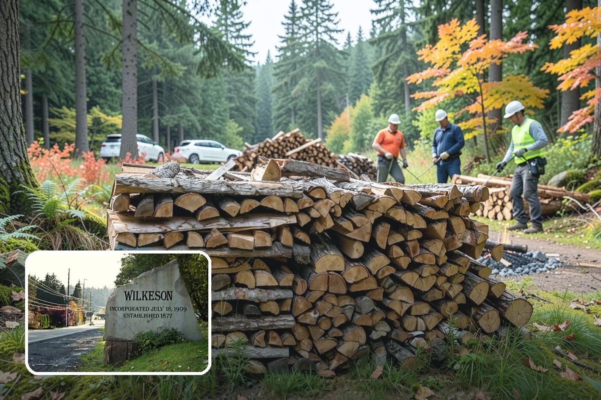 Hotel Firewood in Wilkeson, Pierce County, WA - Dry wood that keeps lobby and patio fires inviting