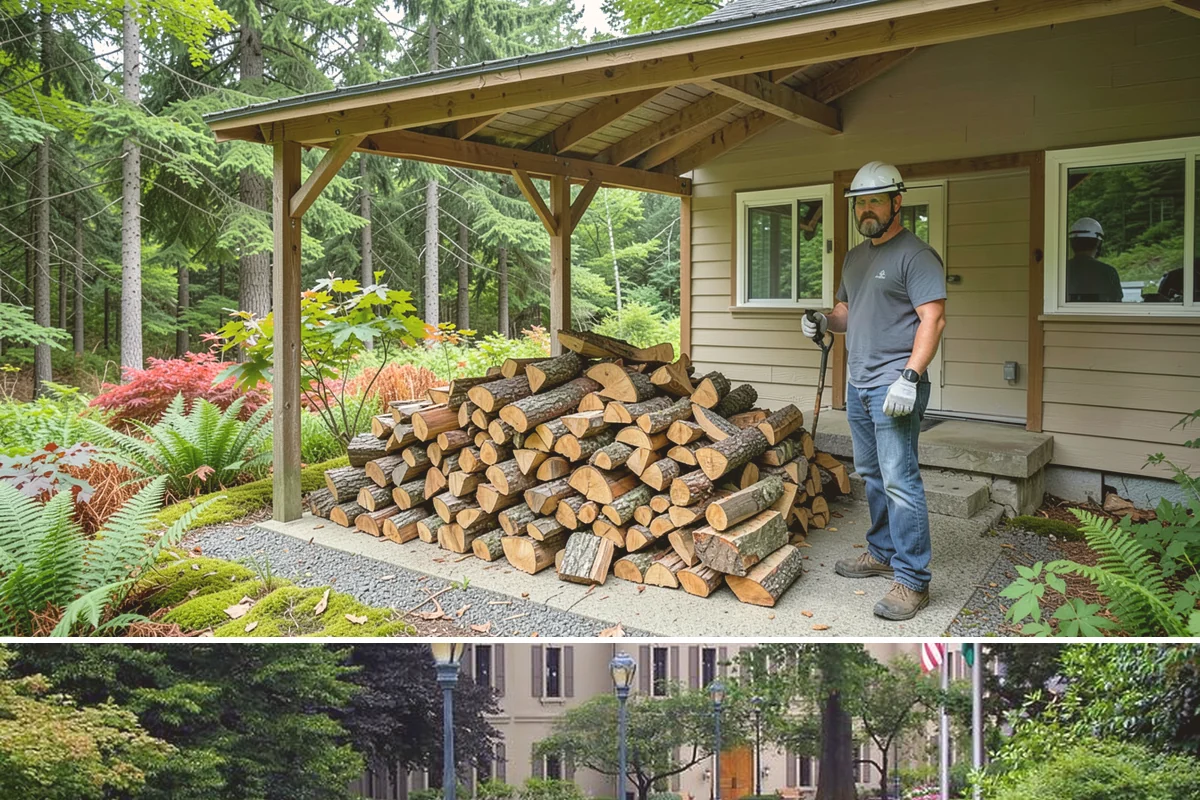 Hotel Firewood in Woodinville, King County, WA - Boost supply for the fall and winter months when lobby and patio fires run daily.