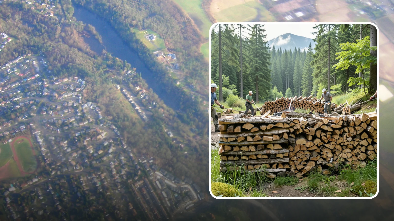 Hunting Camp Firewood in Algona, King County, WA - Rugged firewood delivery for hunting camps in remote Pacific Northwest terrain.