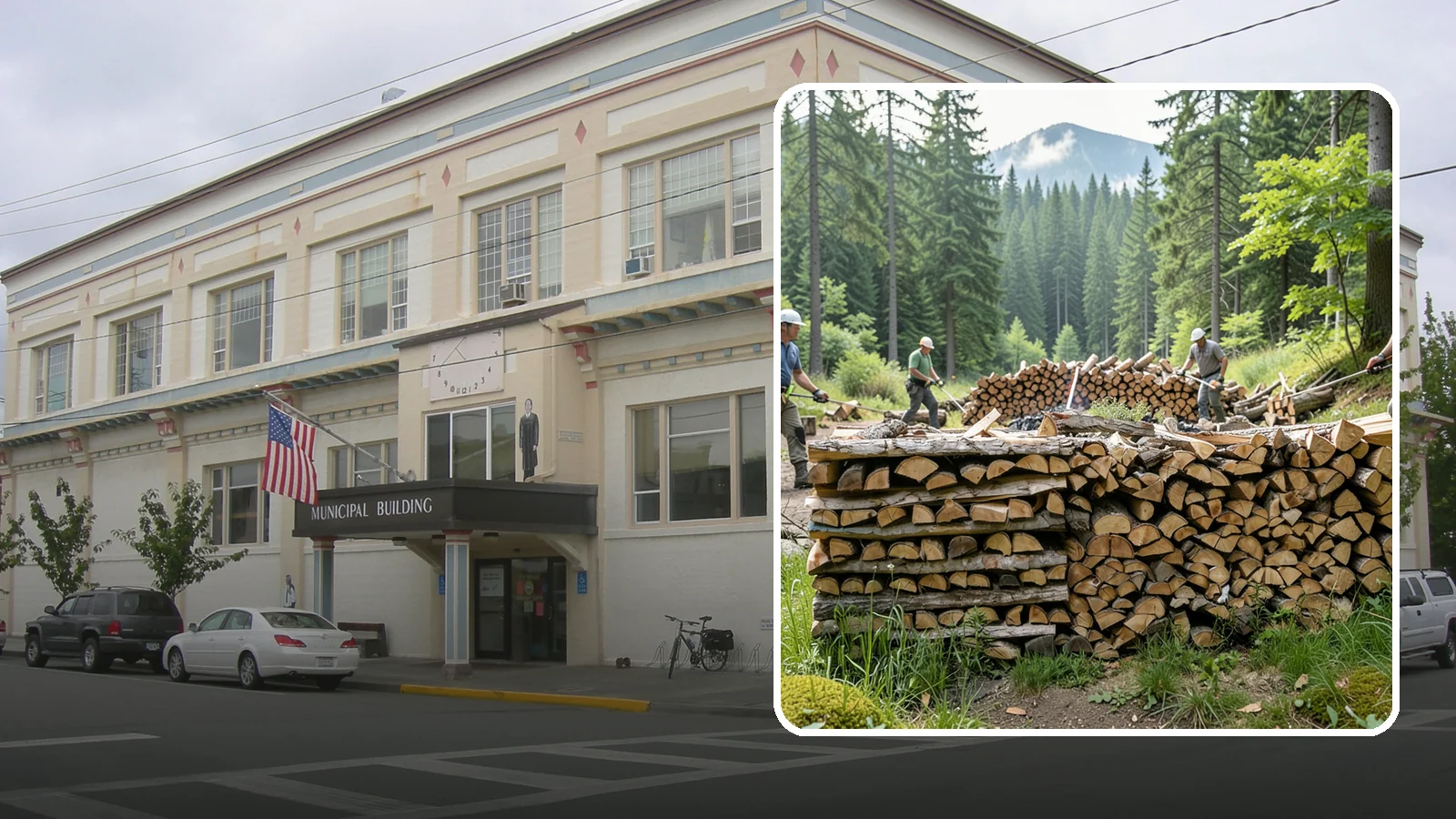 Hunting Camp Firewood in Anacortes, Skagit County, WA - Rugged firewood delivery for hunting camps in remote Pacific Northwest terrain.