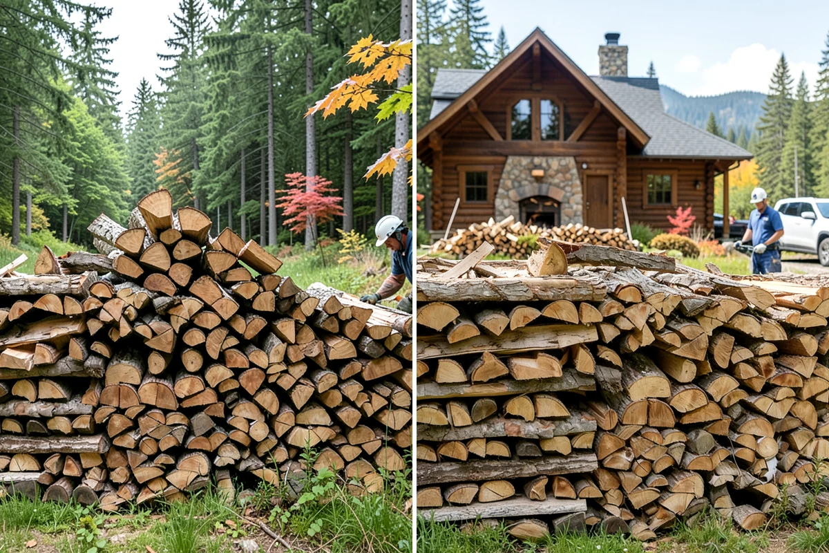 Hunting Camp Firewood in Arlington, Snohomish County, WA - Provide your camp location and access route