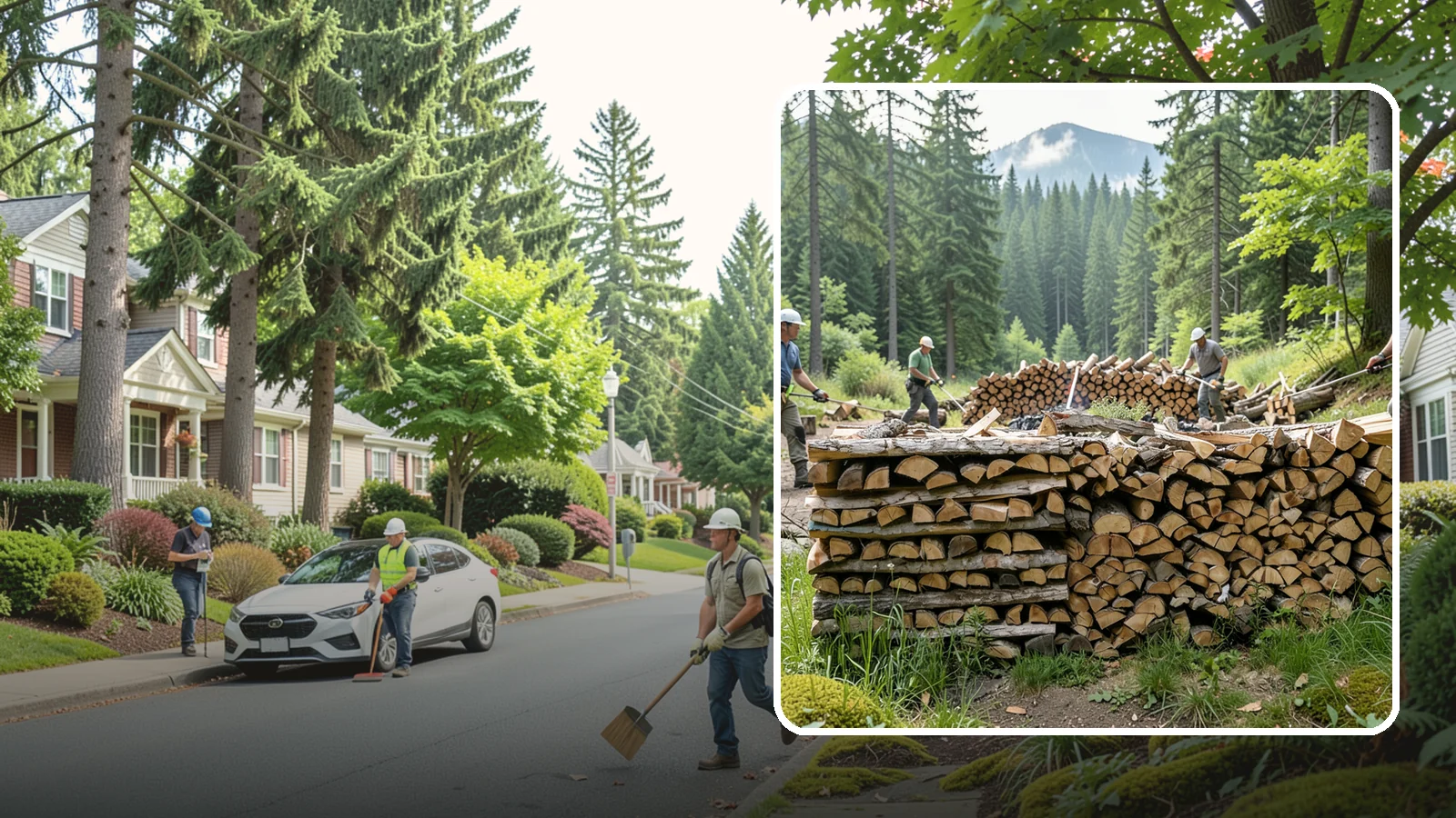Hunting Camp Firewood in Beaux Arts Village, King County, WA - Rugged firewood delivery for hunting camps in remote Pacific Northwest terrain.