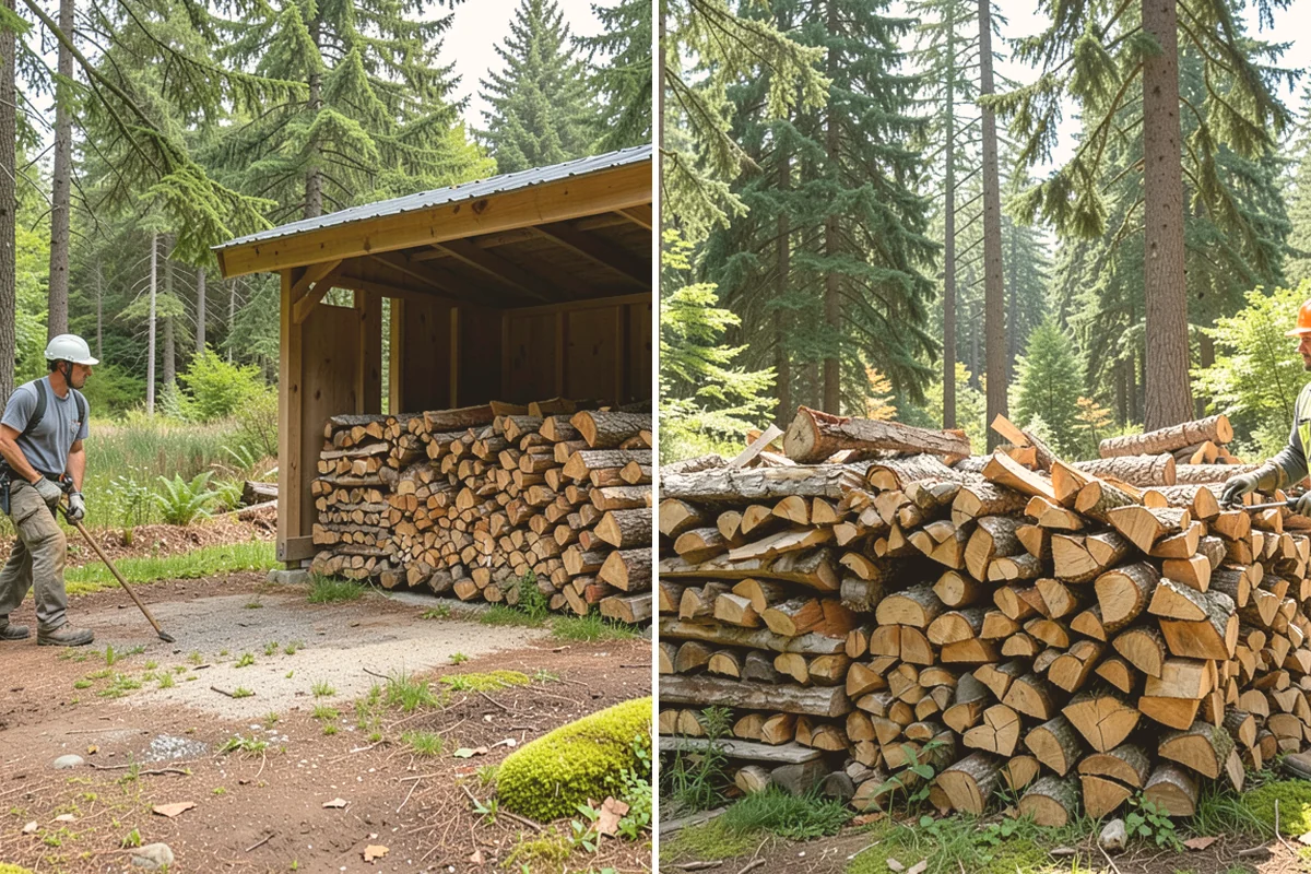 Hunting Camp Firewood in Bellevue, King County, WA - Provide your camp location and access route