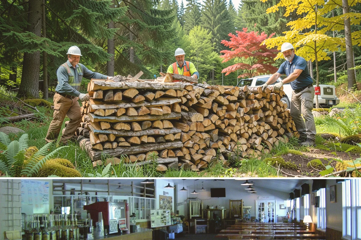 Hunting Camp Firewood in Black Diamond, King County, WA - Hunting seasons run through fall and early winter, so book delivery ahead of your opening dates.