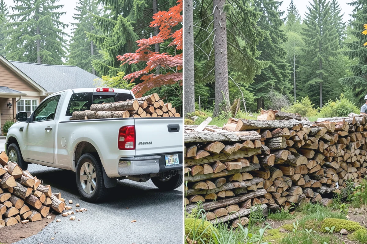 Hunting Camp Firewood in Bonney Lake, Pierce County, WA - Provide your camp location and access route
