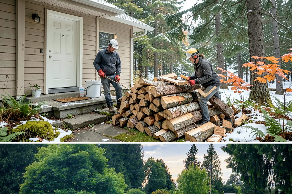Hunting Camp Firewood in Bonney Lake, Pierce County, WA - Hunting seasons run through fall and early winter, so book delivery ahead of your opening dates.