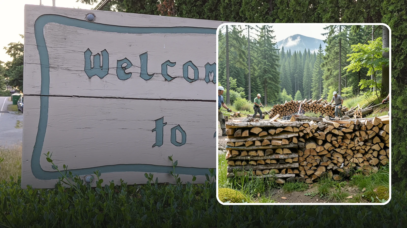 Hunting Camp Firewood in Brier, Snohomish County, WA - Rugged firewood delivery for hunting camps in remote Pacific Northwest terrain.