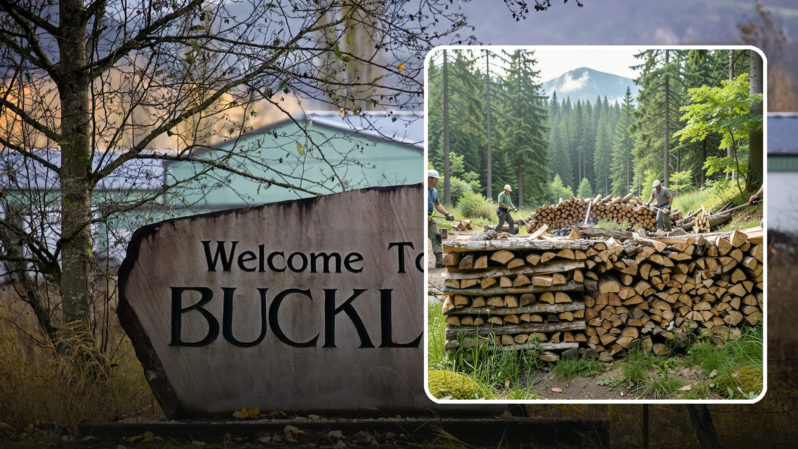 Hunting Camp Firewood in Buckley, Pierce County, WA - Rugged firewood delivery for hunting camps in remote Pacific Northwest terrain.