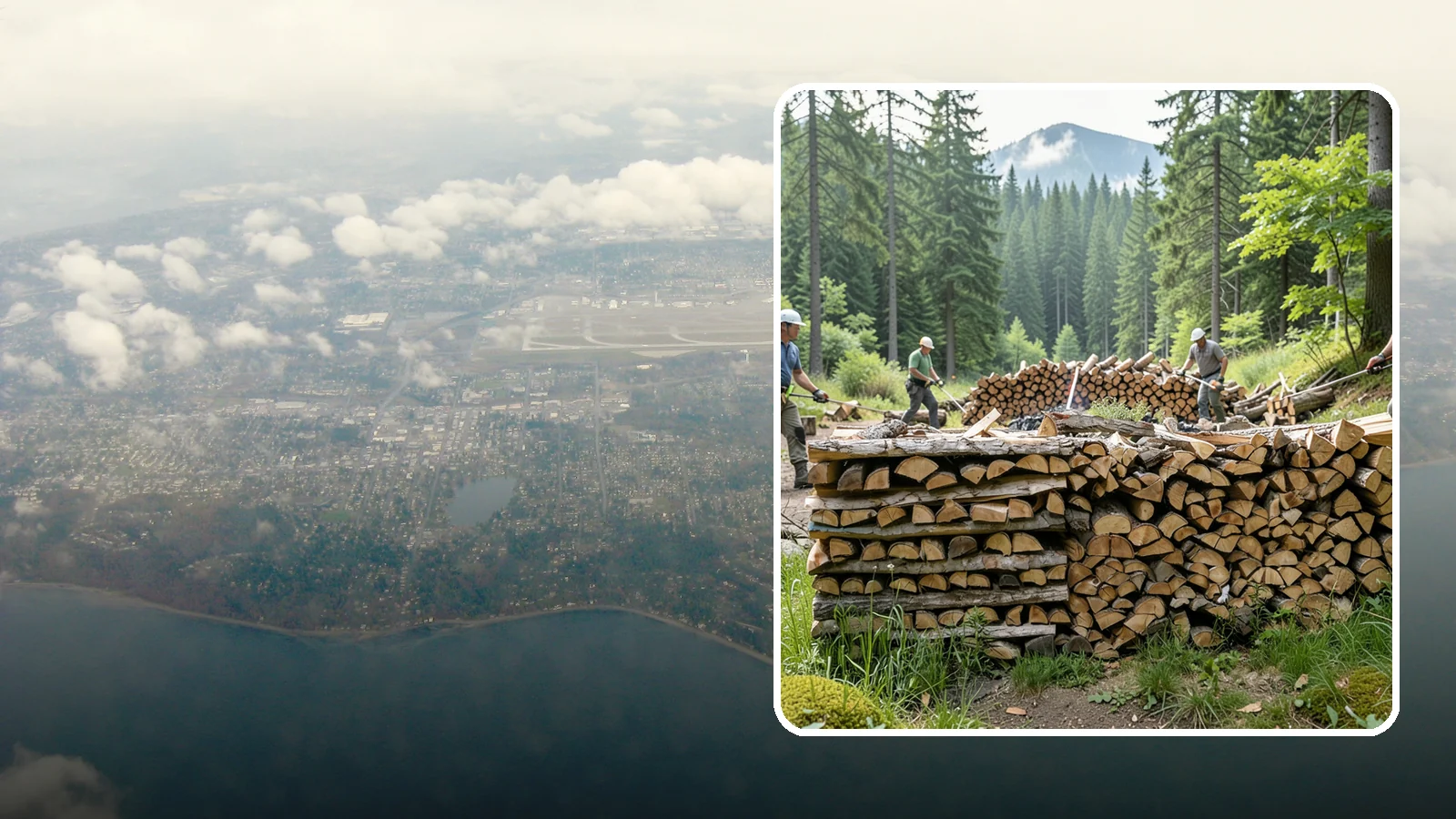 Hunting Camp Firewood in Burien, King County, WA - Rugged firewood delivery for hunting camps in remote Pacific Northwest terrain.