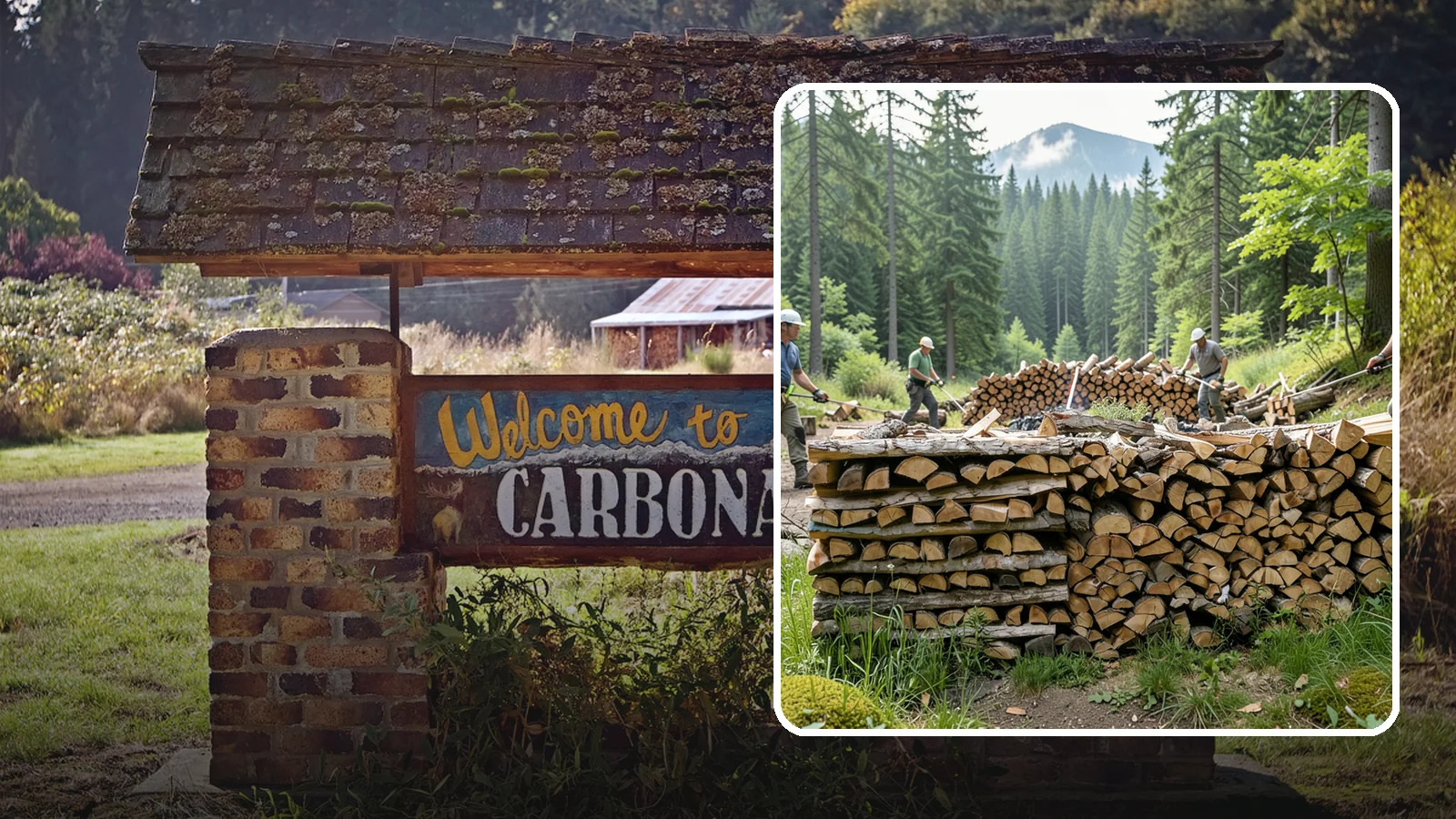 Hunting Camp Firewood in Carbonado, Pierce County, WA - Rugged firewood delivery for hunting camps in remote Pacific Northwest terrain.