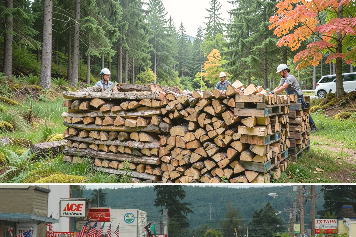Hunting Camp Firewood in Carnation, King County, WA - Hunting seasons run through fall and early winter, so book delivery ahead of your opening dates.