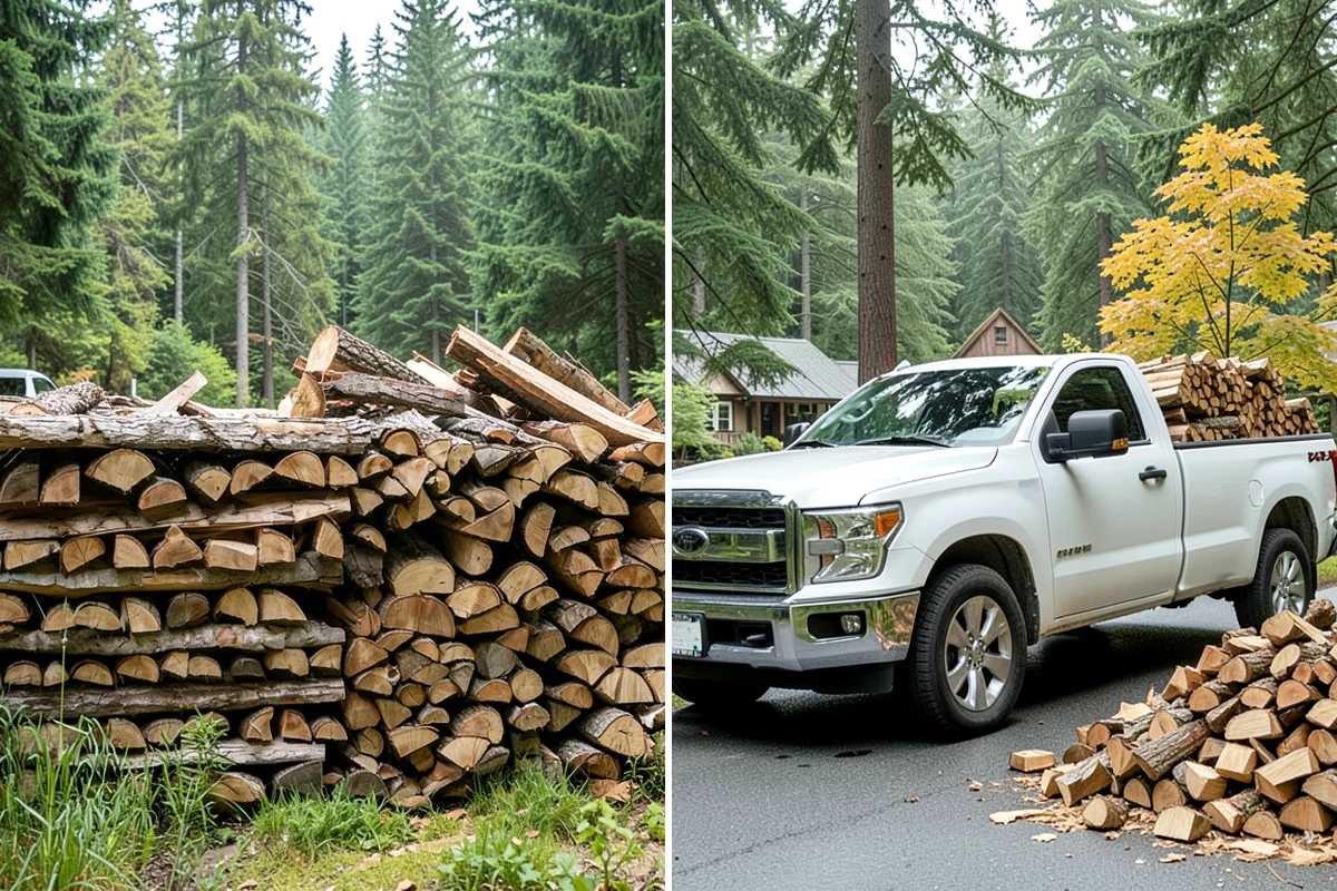 Hunting Camp Firewood in Clyde Hill, King County, WA - Provide your camp location and access route