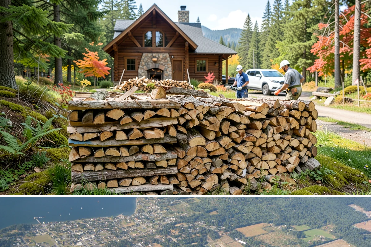 Hunting Camp Firewood in Coupeville, Island County, WA - Hunting seasons run through fall and early winter, so book delivery ahead of your opening dates.