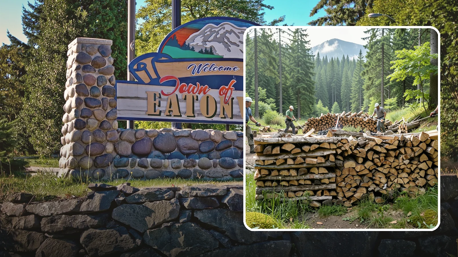 Hunting Camp Firewood in Eatonville, Pierce County, WA - Rugged firewood delivery for hunting camps in remote Pacific Northwest terrain.