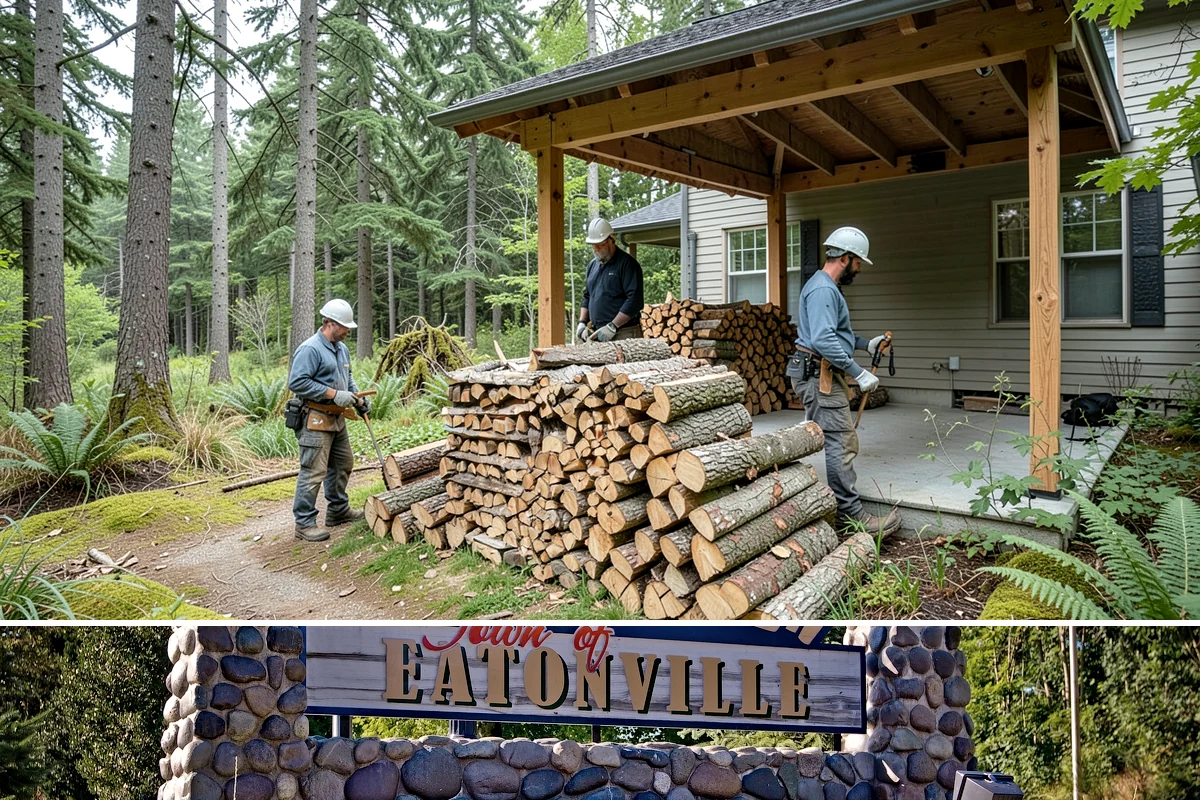 Hunting Camp Firewood in Eatonville, Pierce County, WA - Hunting seasons run through fall and early winter, so book delivery ahead of your opening dates.