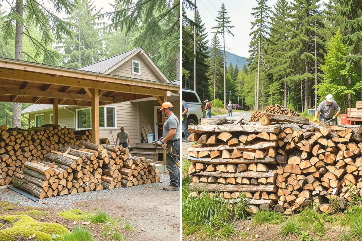 Hunting Camp Firewood in Edmonds, Snohomish County, WA - Provide your camp location and access route
