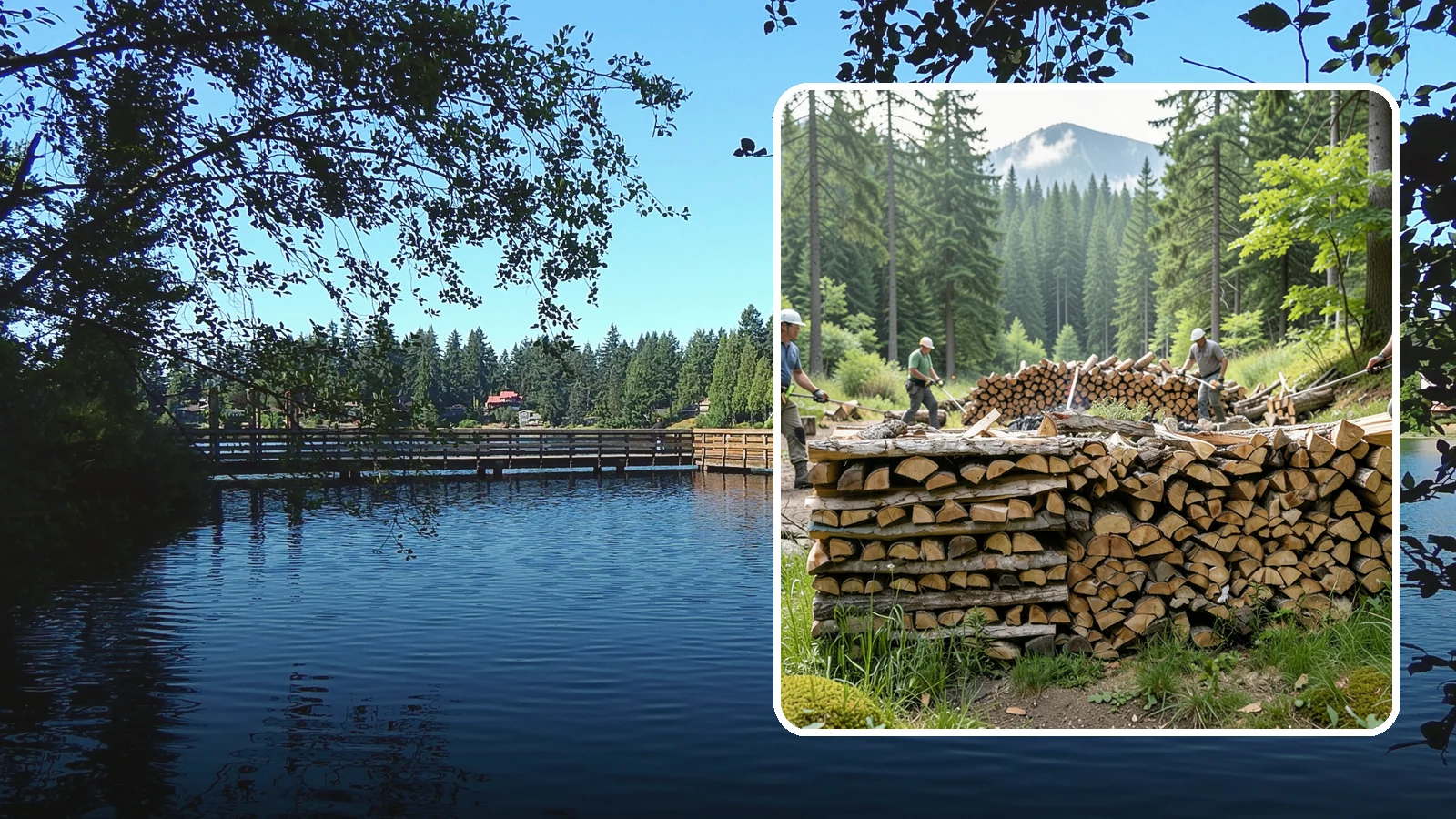 Hunting Camp Firewood in Federal Way, King County, WA - Rugged firewood delivery for hunting camps in remote Pacific Northwest terrain.