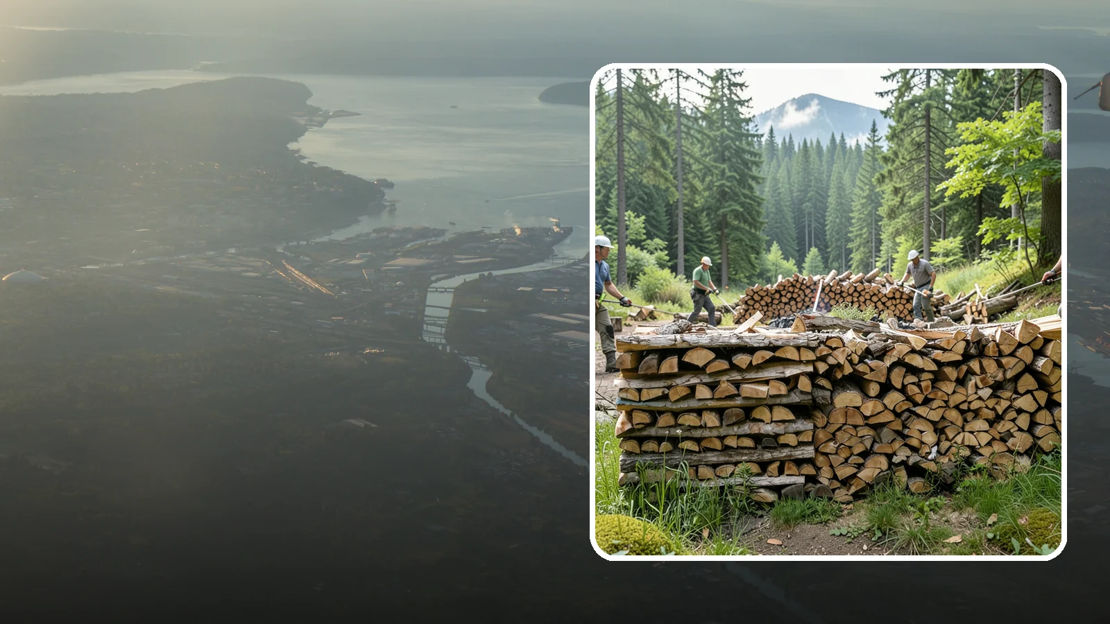 Hunting Camp Firewood in Fife, Pierce County, WA - Rugged firewood delivery for hunting camps in remote Pacific Northwest terrain.