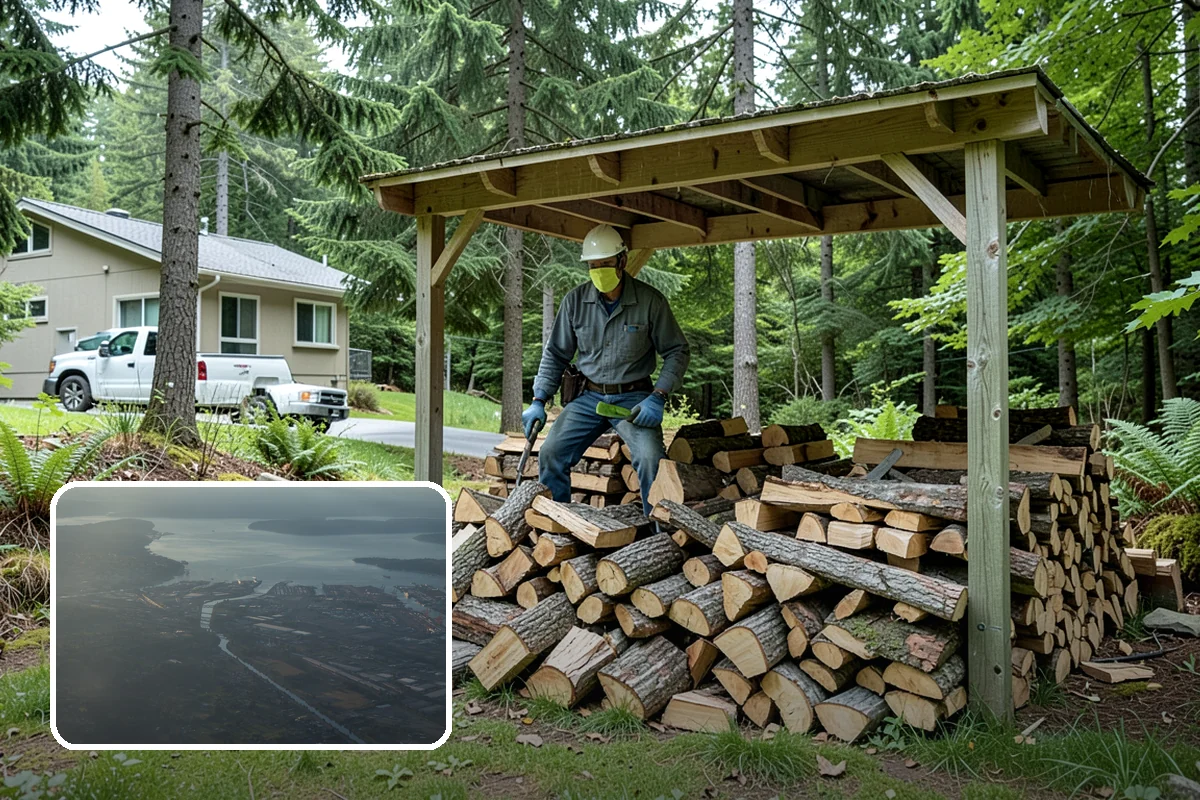 Hunting Camp Firewood in Fife, Pierce County, WA - Delivered to remote backcountry staging areas