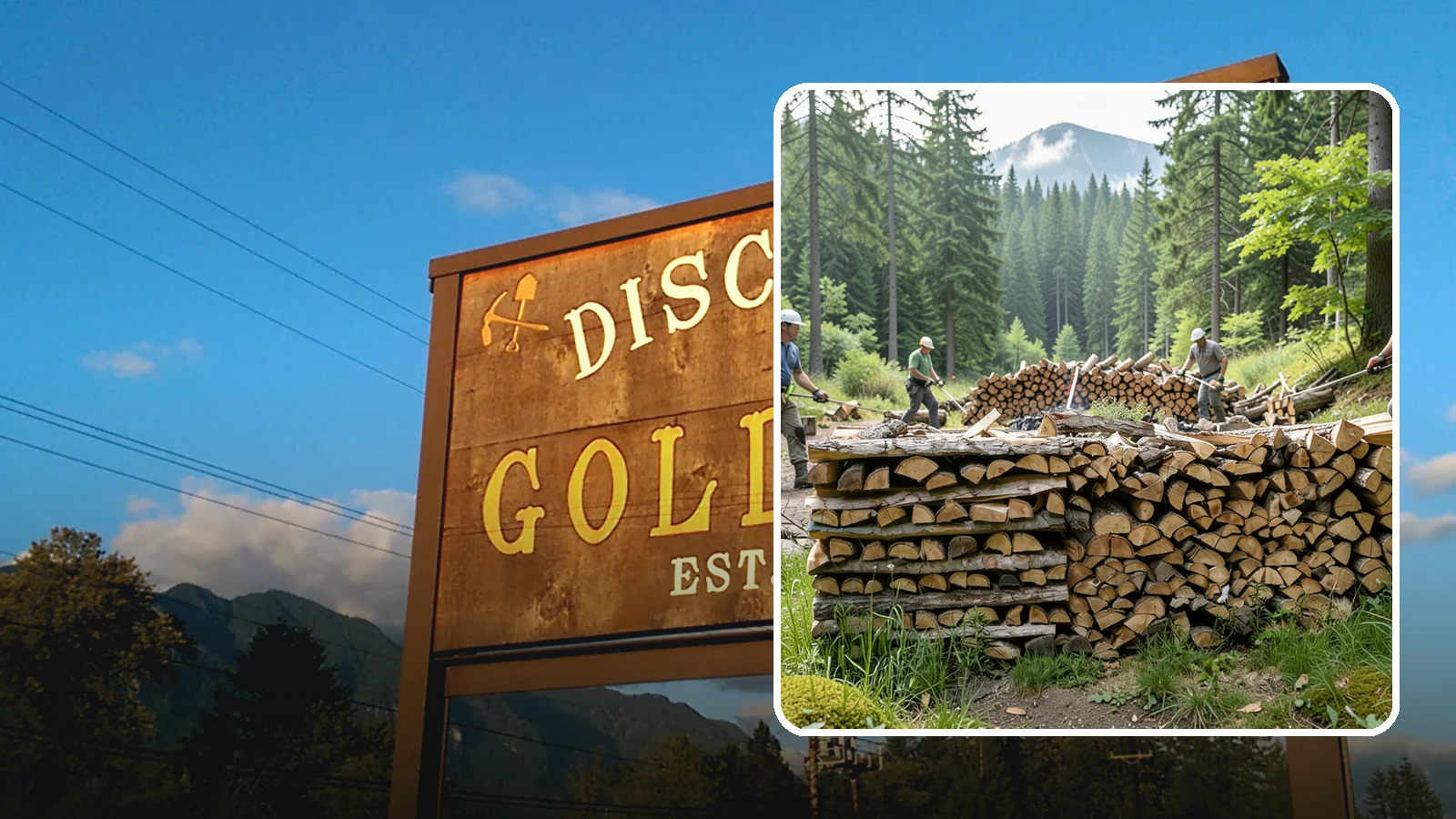 Hunting Camp Firewood in Gold Bar, Snohomish County, WA - Rugged firewood delivery for hunting camps in remote Pacific Northwest terrain.