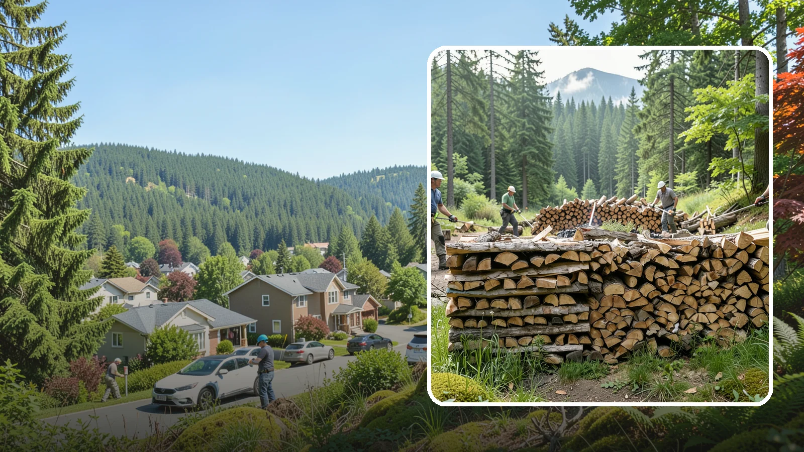Hunting Camp Firewood in Index, Snohomish County, WA - Rugged firewood delivery for hunting camps in remote Pacific Northwest terrain.