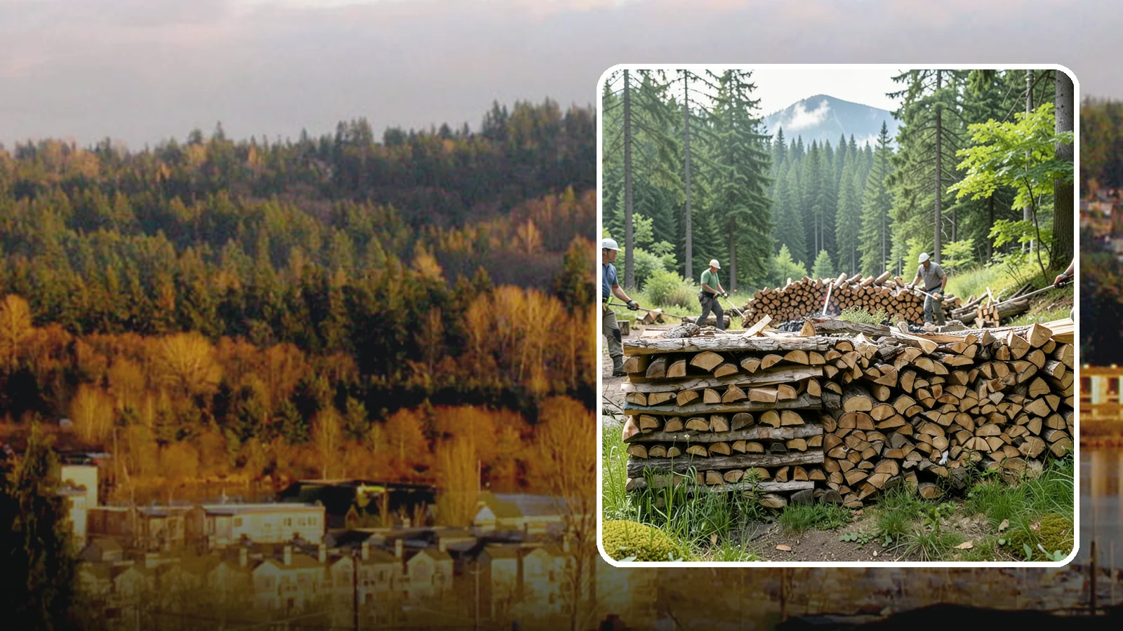 Hunting Camp Firewood in Kenmore, King County, WA - Rugged firewood delivery for hunting camps in remote Pacific Northwest terrain.
