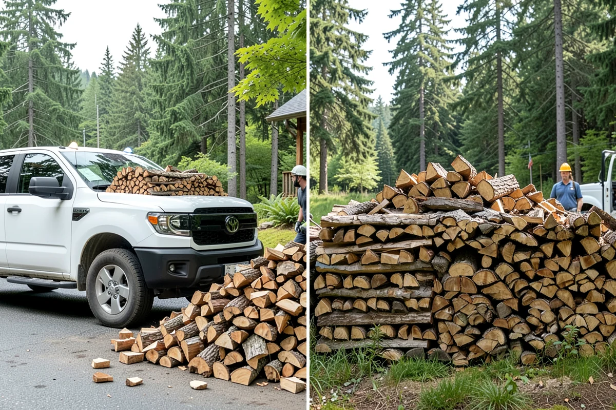 Hunting Camp Firewood in Kenmore, King County, WA - Provide your camp location and access route