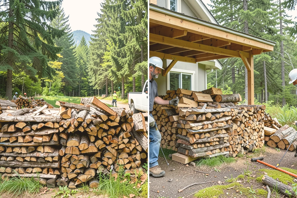 Hunting Camp Firewood in Kirkland, King County, WA - Provide your camp location and access route