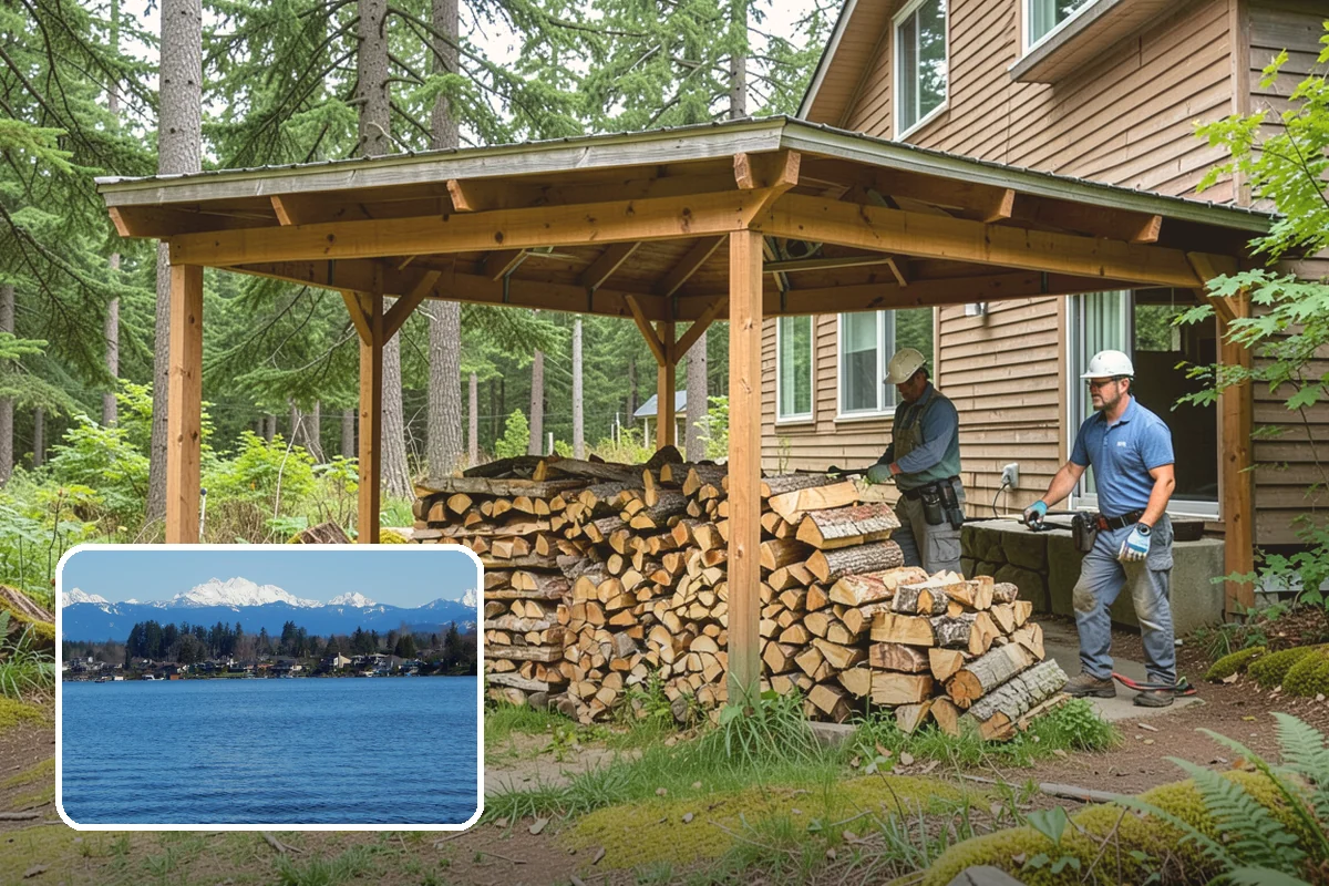 Hunting Camp Firewood in Lake Stevens, Snohomish County, WA - Delivered to remote backcountry staging areas