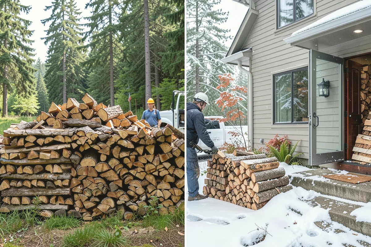 Hunting Camp Firewood in Lake Stevens, Snohomish County, WA - Provide your camp location and access route