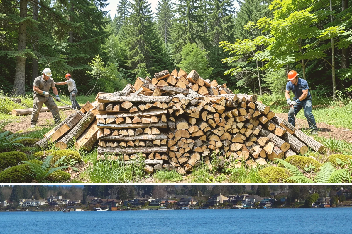 Hunting Camp Firewood in Lake Stevens, Snohomish County, WA - Hunting seasons run through fall and early winter, so book delivery ahead of your opening dates.