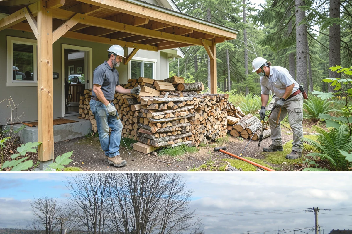 Hunting Camp Firewood in Langley, Island County, WA - Hunting seasons run through fall and early winter, so book delivery ahead of your opening dates.