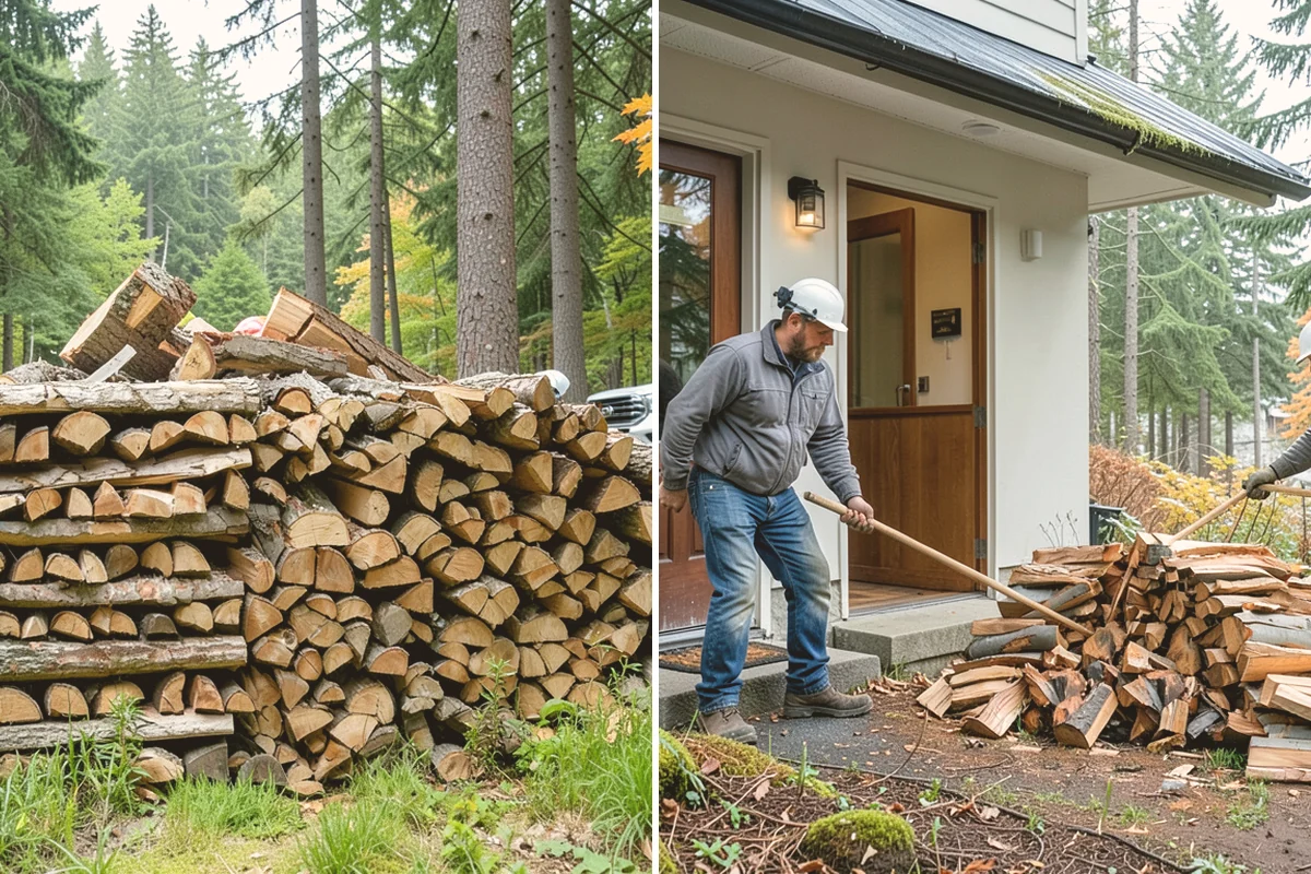 Hunting Camp Firewood in Lynnwood, Snohomish County, WA - Provide your camp location and access route