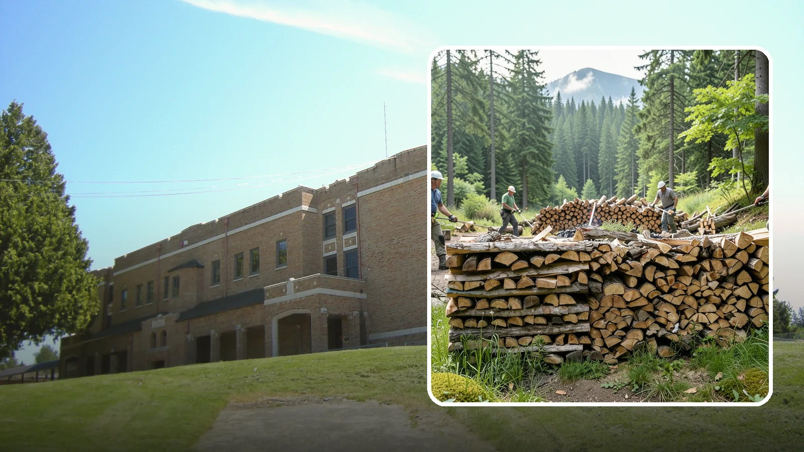 Hunting Camp Firewood in Maple Valley, King County, WA - Rugged firewood delivery for hunting camps in remote Pacific Northwest terrain.