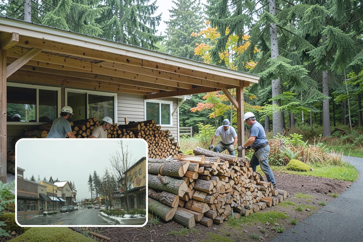 Hunting Camp Firewood in Mill Creek, Snohomish County, WA - Delivered to remote backcountry staging areas