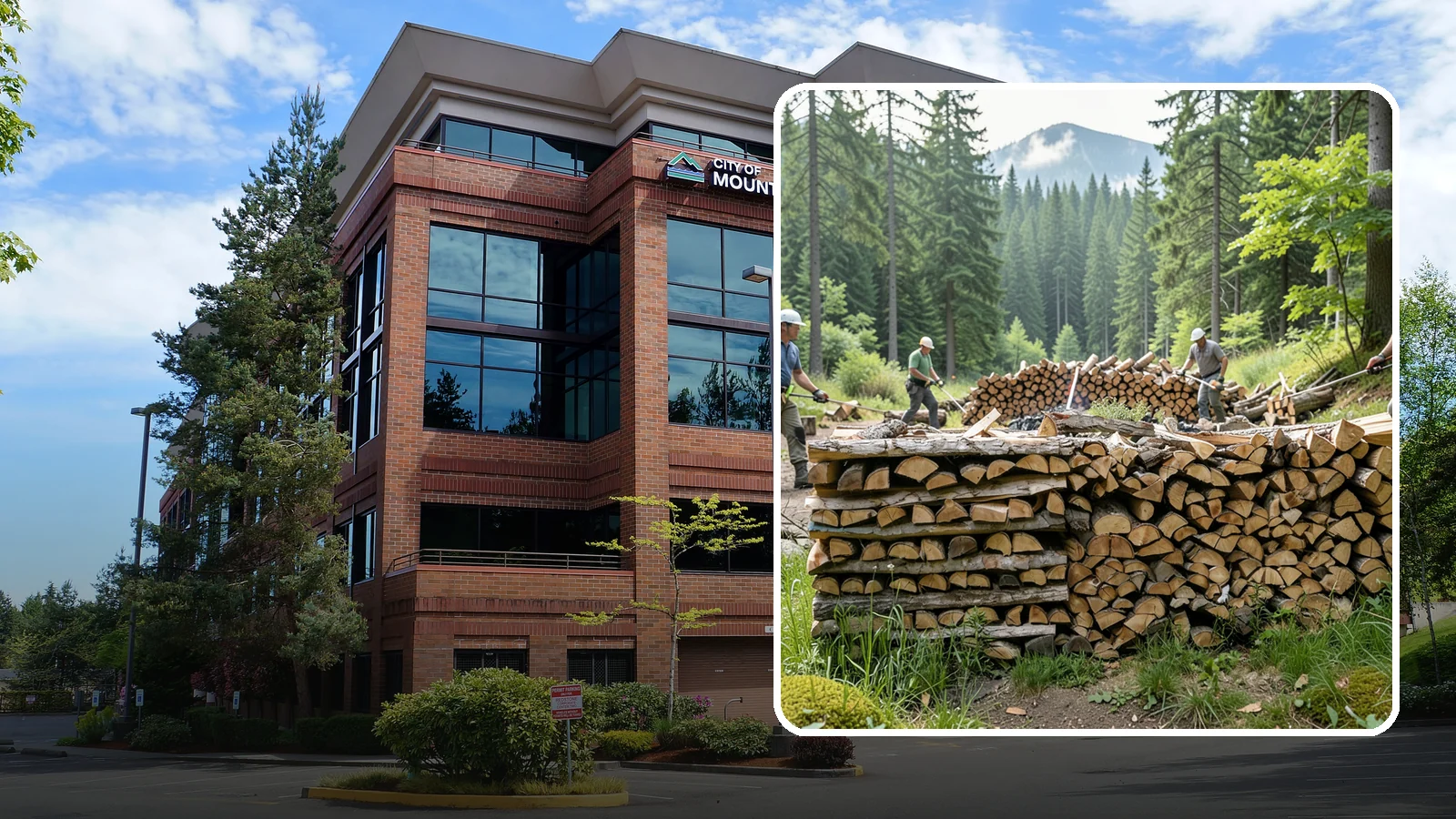 Hunting Camp Firewood in Mountlake Terrace, Snohomish County, WA - Rugged firewood delivery for hunting camps in remote Pacific Northwest terrain.