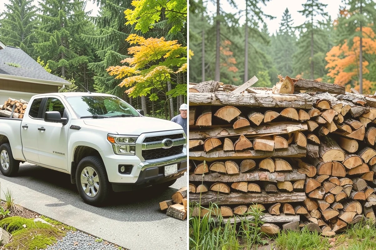 Hunting Camp Firewood in Newcastle, King County, WA - Provide your camp location and access route