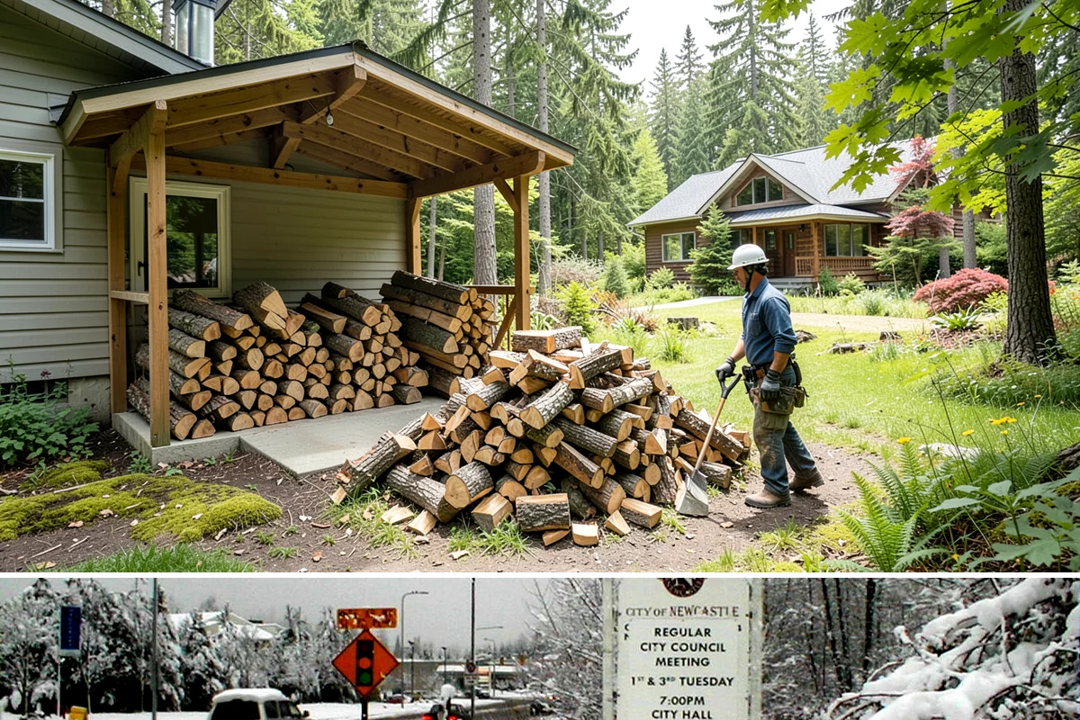 Hunting Camp Firewood in Newcastle, King County, WA - Hunting seasons run through fall and early winter, so book delivery ahead of your opening dates.