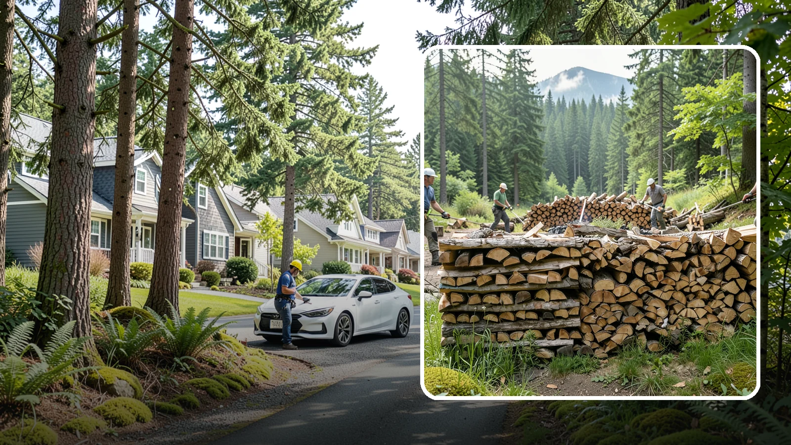 Hunting Camp Firewood in Normandy Park, King County, WA - Rugged firewood delivery for hunting camps in remote Pacific Northwest terrain.