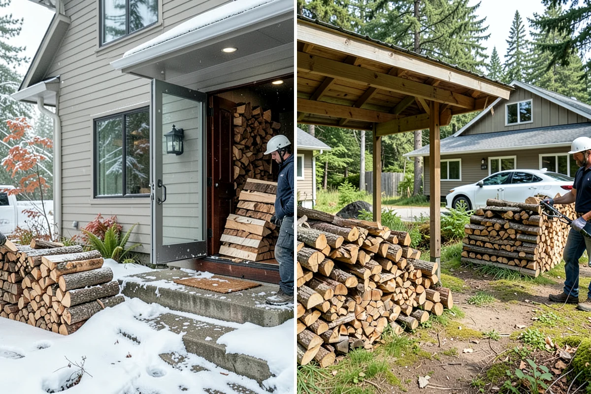 Hunting Camp Firewood in Normandy Park, King County, WA - Provide your camp location and access route