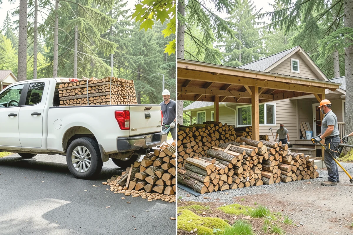 Hunting Camp Firewood in North Bend, King County, WA - Provide your camp location and access route