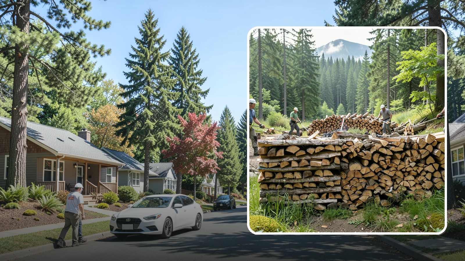 Hunting Camp Firewood in Orting, Pierce County, WA - Rugged firewood delivery for hunting camps in remote Pacific Northwest terrain.