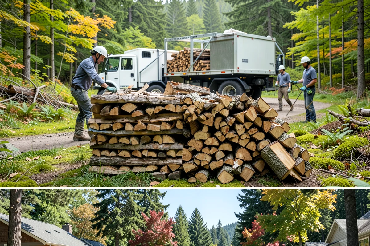 Hunting Camp Firewood in Orting, Pierce County, WA - Hunting seasons run through fall and early winter, so book delivery ahead of your opening dates.